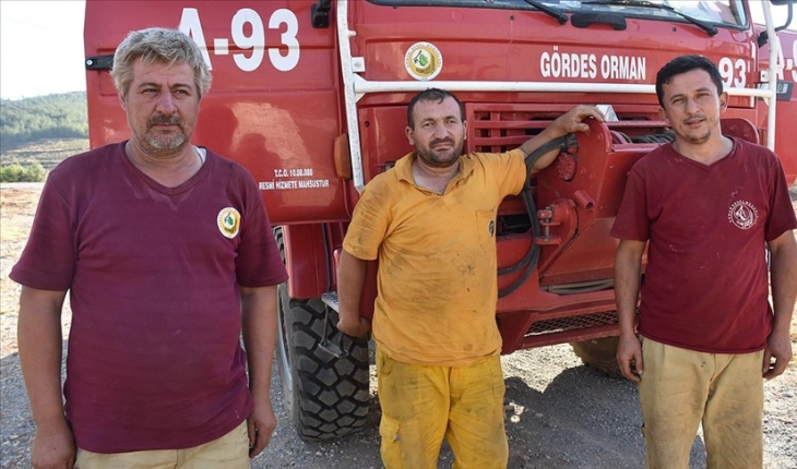 Kahraman 'alev savaşçıları'nın en büyük özlemi aileleri oldu