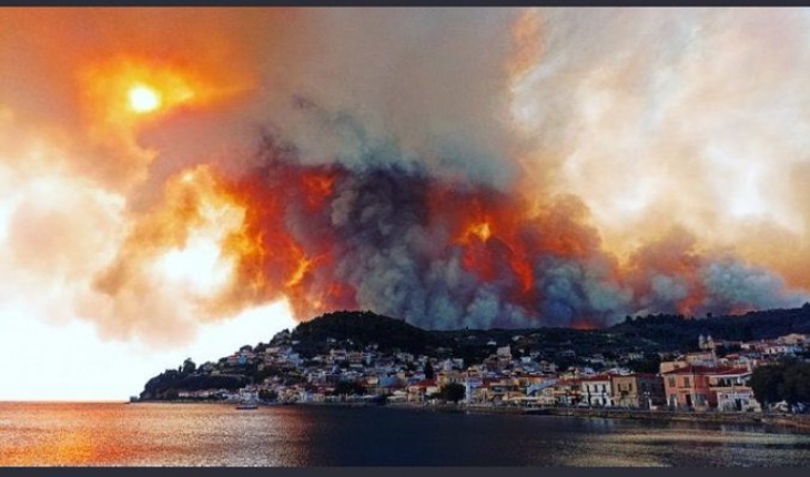 Yunanistan’da orman yangınları büyük doğa felaketine neden oldu