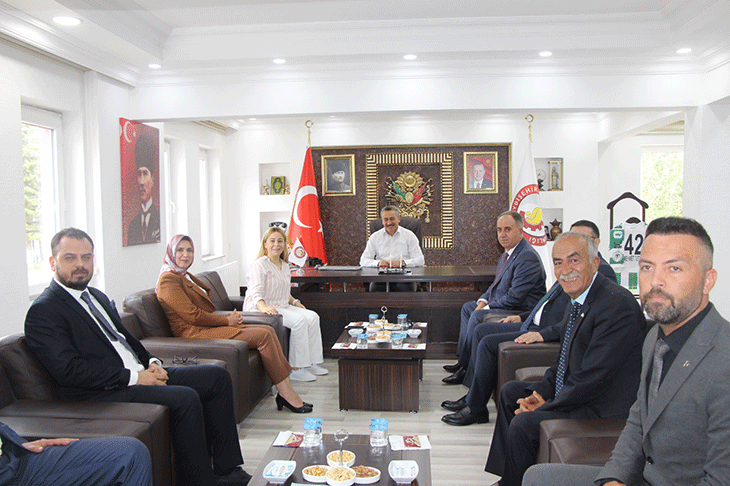 MHP Konya’dan Başkan Tutal’a ziyaret
