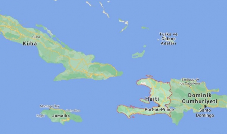 Haiti açıklarında 7,2 büyüklüğünde deprem