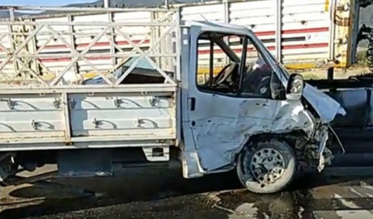 Konya’da kamyonet ile otomobil çarpıştı: 8 yaralı