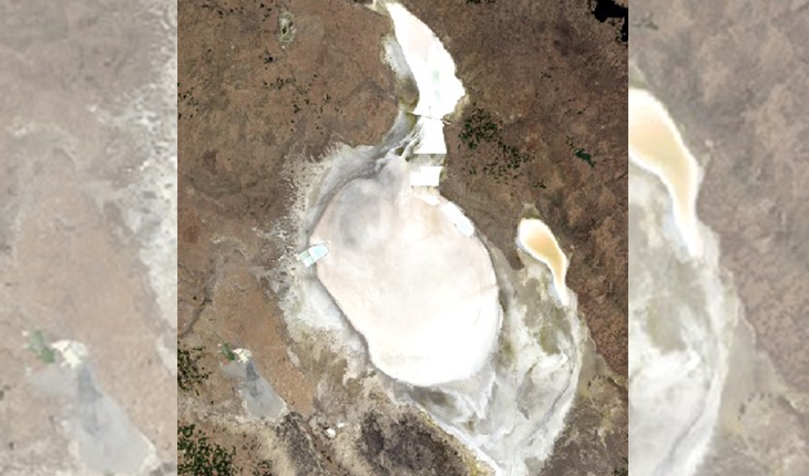 Tuz Gölü’ndeki kuraklığın çarpıcı boyutu uydu görüntülerine yansıdı