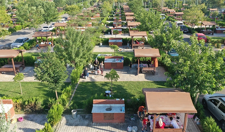 Karaaslan Piknik Bahçesi vatandaşların uğrak noktası haline geldi