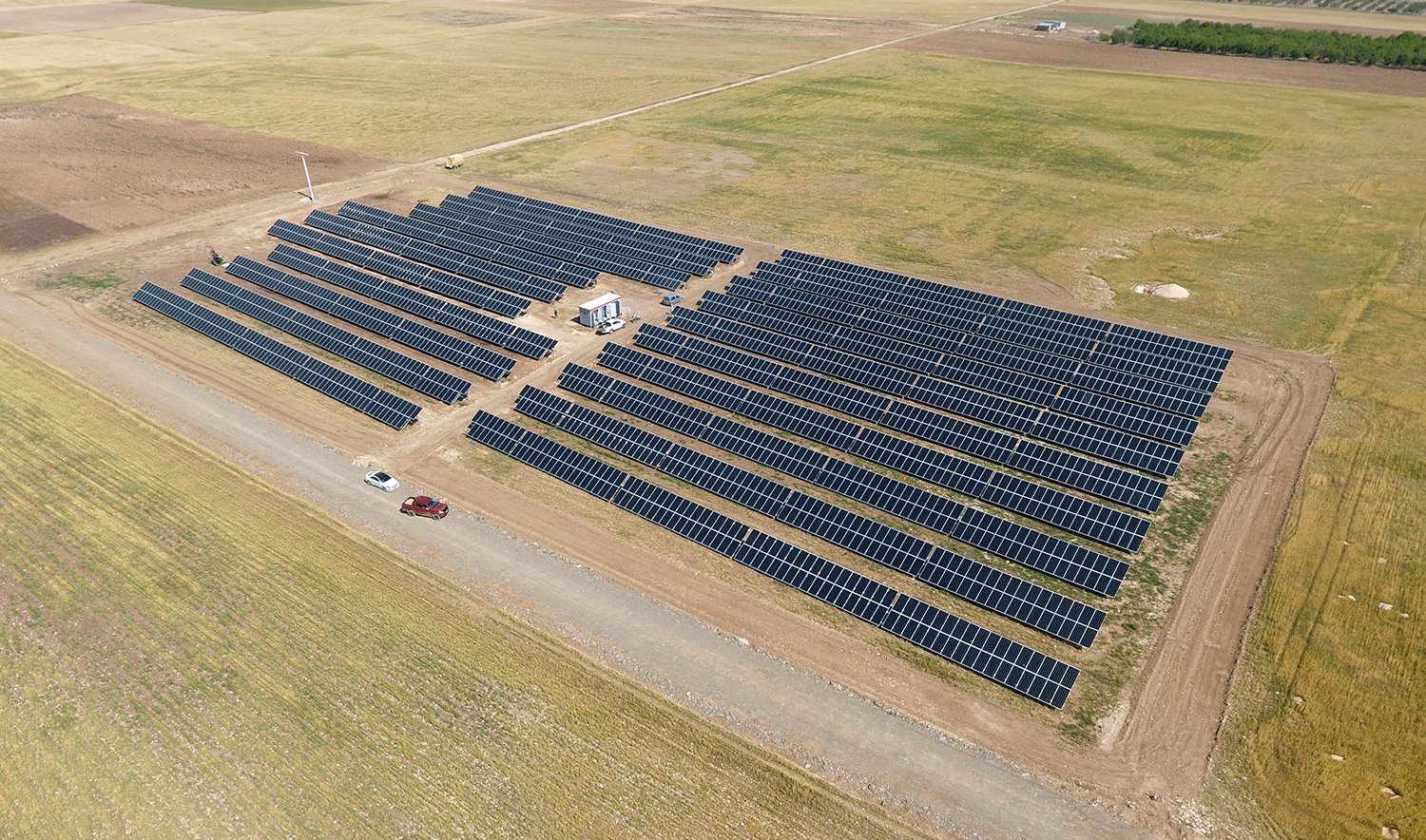 2 milyon lira destekle güneş enerjisi santrali kurdu