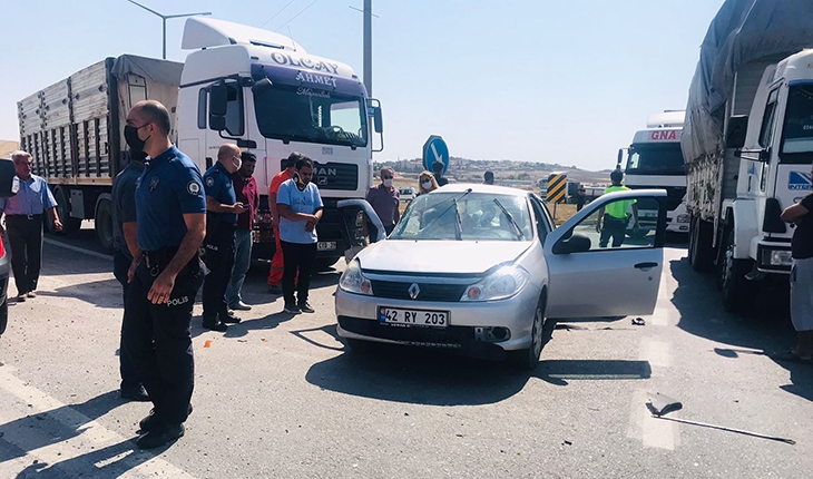 Konya’da zincirleme trafik kazası: 4 kişi yaralandı