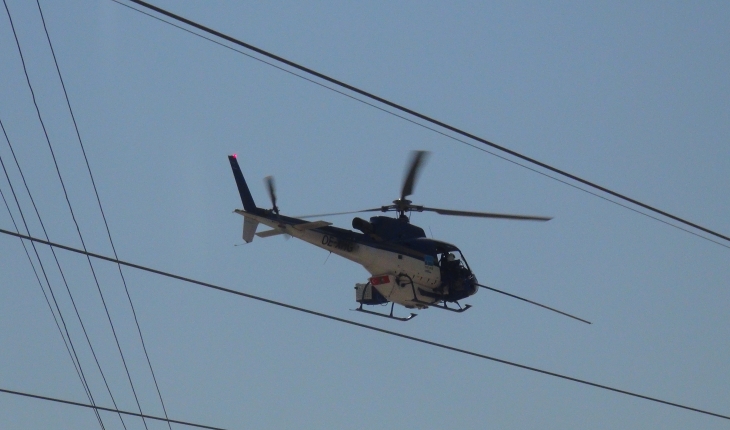 Şanlıurfa’da ’helikopter tellere takıldı’ paniği