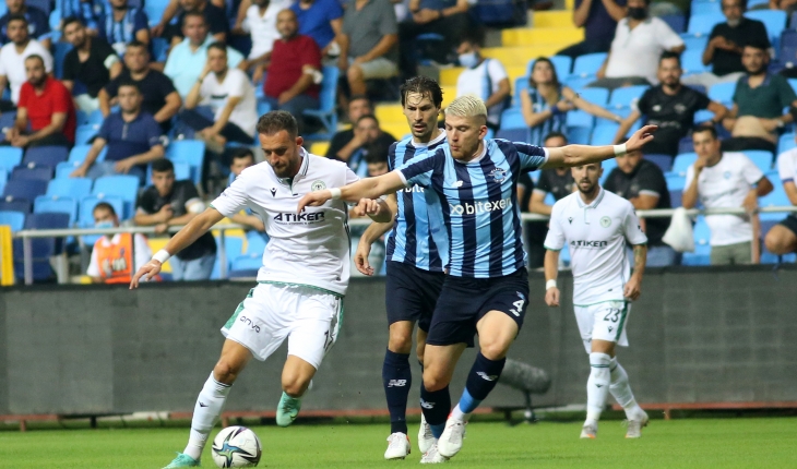 Konyaspor, Adana Demirspor deplasmanından 1 puanla döndü