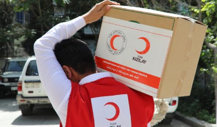 Türk Kızılaydan Afganistan’daki ihtiyaç sahibi ailelere yardım