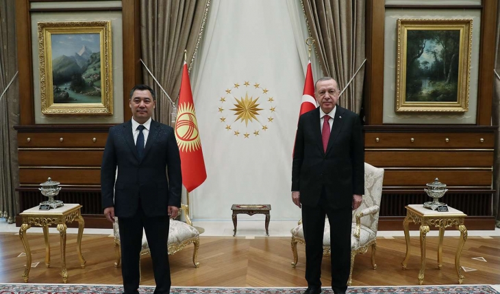 Cumhurbaşkanı Erdoğan Kırgızistan Cumhurbaşkanı Caparov ile görüştü
