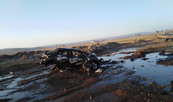 Takla atan otomobil alev alev yandı: 1 yaralı