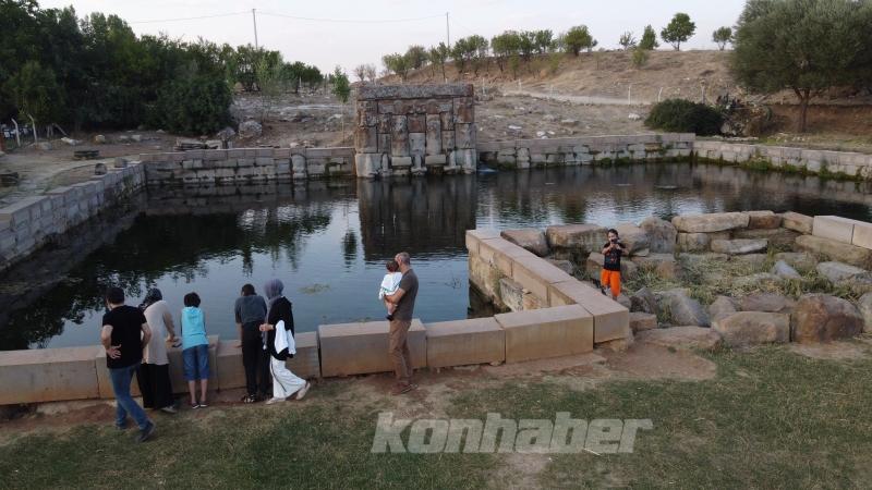 Konya’daki Hitit su anıtı tarihi ve mimarisiyle ilgi çekiyor