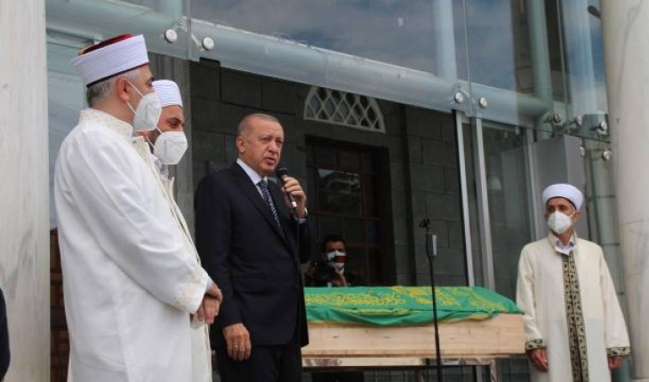 Cumhurbaşkanı Erdoğan, Osman Yıldız’ın cenazesine katıldı