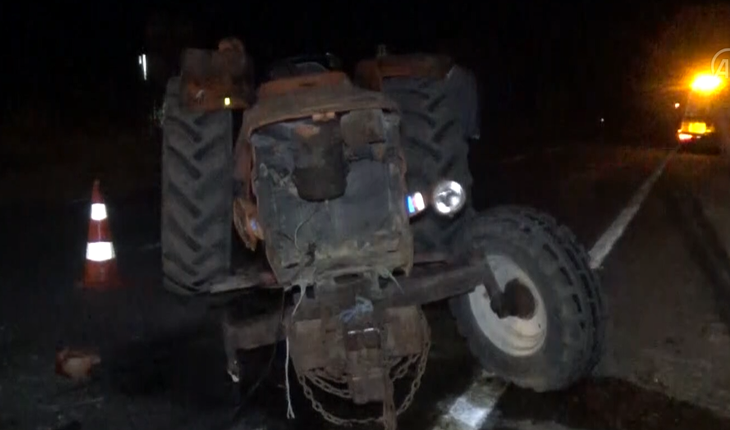 Konya’da traktörle minibüs çarpıştı: 4 yaralı