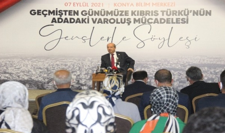 KKTC Cumhurbaşkanı Ersin Tatar Konya’da gençlerle buluştu