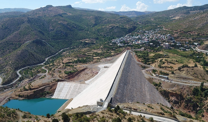 Afşar Hadimi Barajı'nda su tutulmaya başlandı