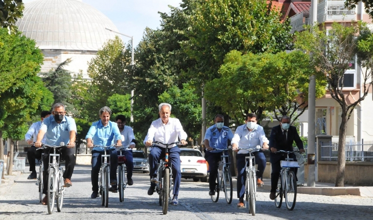Başkan Akkaya: Bisiklet çevre dostu ve yakıt tasarrufu sağlayan bir araç