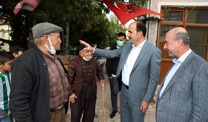 Başkan Altay ile Pekyatırmacı’dan mahalle ve esnaf ziyareti
