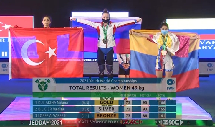 Yıldızlar Dünya Halter Şampiyonasında Medine Bilicier, dünya ikincisi oldu