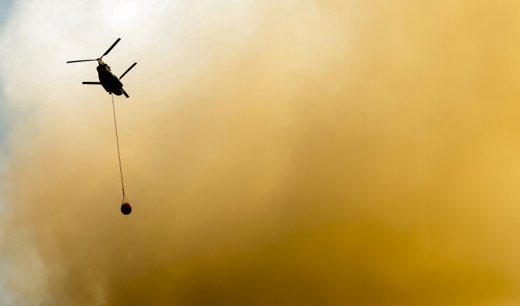 Orman yangınlarıyla mücadelede helikopter ve uçak sayısı artıyor