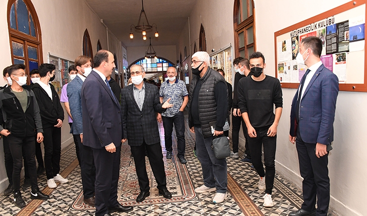 Başkan Altay mezun olduğu Konya Lisesi’ni ziyaret etti