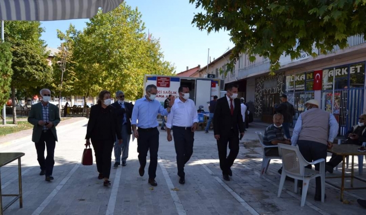 Seydişehir Kaymakamı, Ortakaraören Mahallesinde ziyaretlerde bulundu