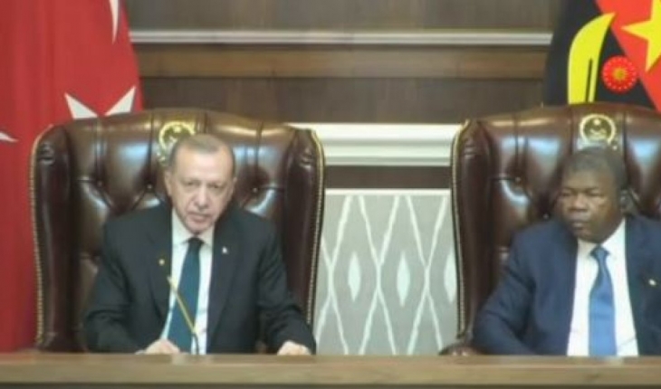 Cumhurbaşkanı Erdoğan, Angola’da açıklamalarda bulundu