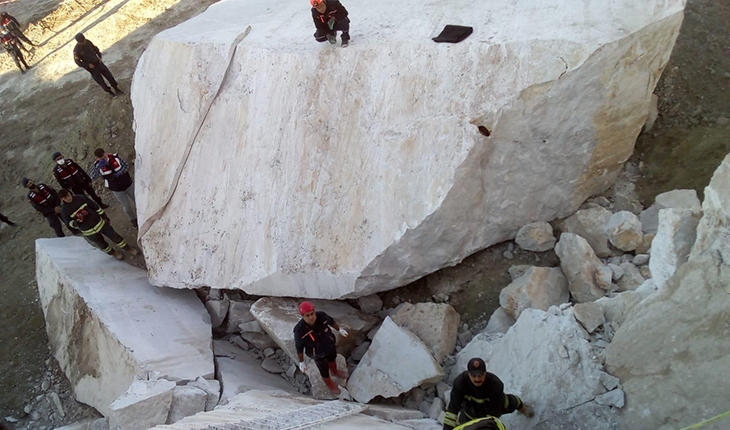 Konya’da maden ocağında iki kayanın arasında sıkışan kişi öldü