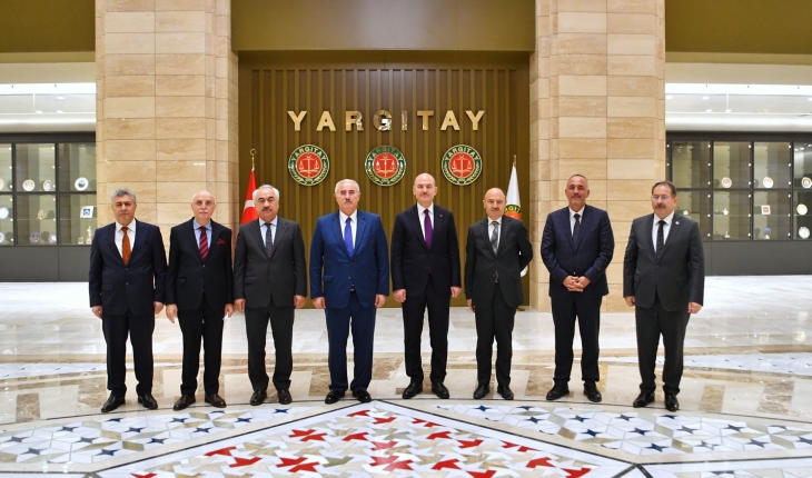 Bakan Soylu'dan Yargıtay ve Sayıştay başkanlarına ziyaret