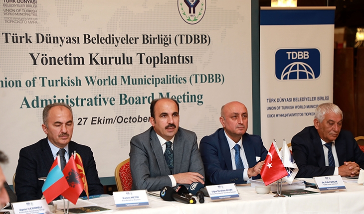 Başkan Altay: Türk Dünyası Belediyeleri Birliği önemli çalışmalar yürütüyor