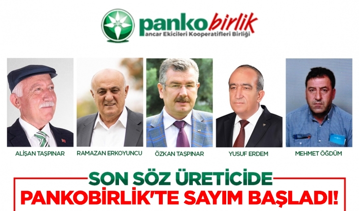 PANKOBİRLİK’te seçim heyecanı! Oy sayımı başladı