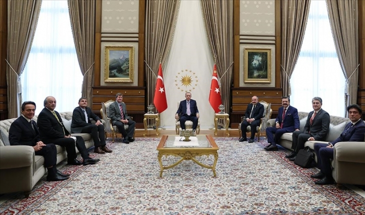Cumhurbaşkanı Erdoğan, Farasis Enerji CEO’su Kepler’i kabul etti