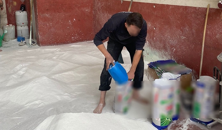 Konya’da sahte deterjan operasyonu: 3 gözaltı