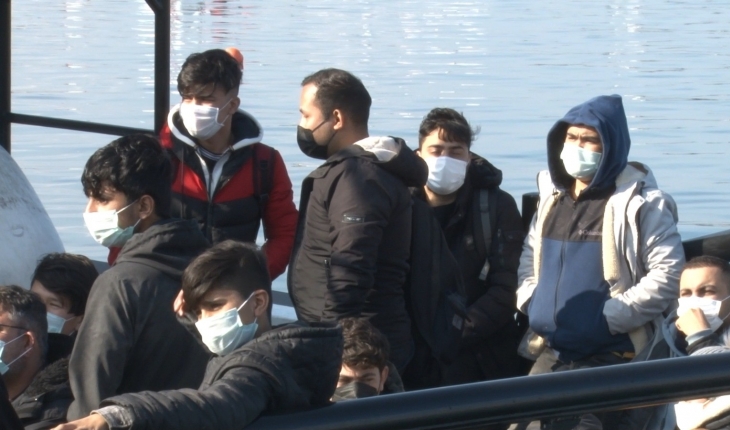 Teknede 40 kaçak göçmen yakalandı