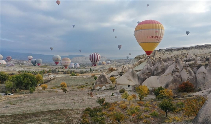 Kapadokya'yı 10 ayda 2 milyona yakın turist ziyaret etti