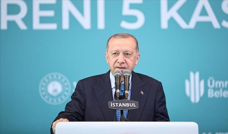 Başkan Erdoğan: Hedefimiz 2023 yılında 404 millet bahçesinin tamamını bitirmektir