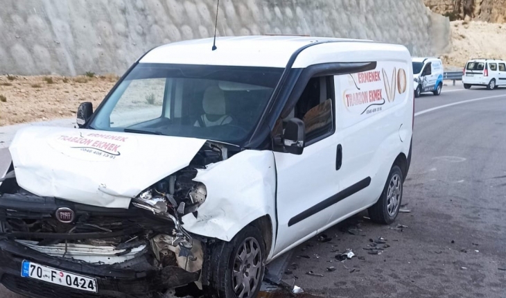 Karaman’da trafik kazası: 4 yaralı
