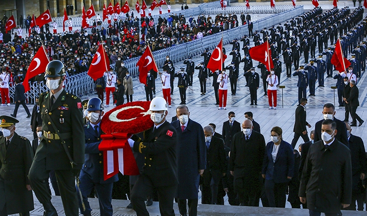 Devletin zirvesi Anıtkabir’de