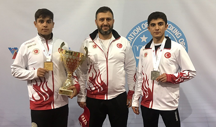 Meram Belediyespor Avrupa Kıck Boks Şampiyonası’ndan iki madalya ile döndü  