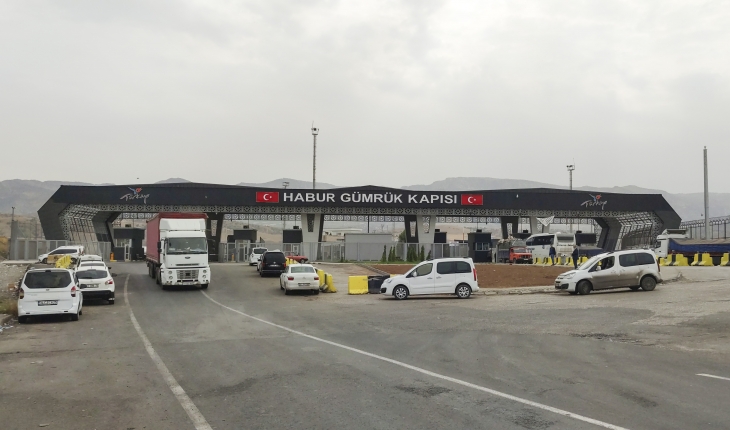 Habur Sınır Kapısı ihracatta Kovid-19 sürecinde de hız kesmedi