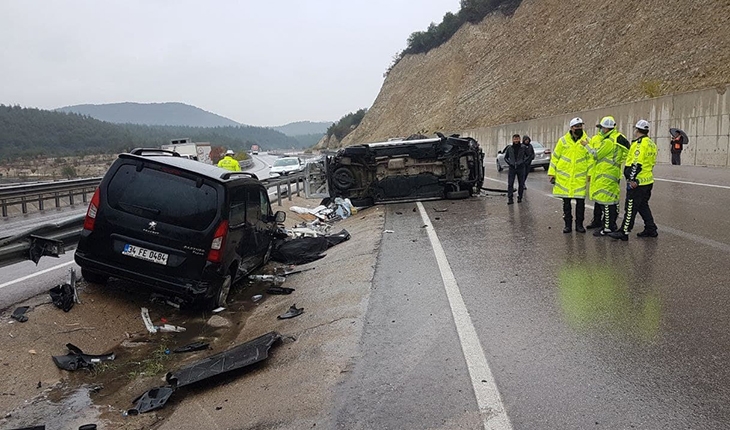 Yağmur nedeniyle kayganlaşan yolda kaza: 1 ölü
