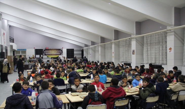 Ağrı'da 410 öğrencinin pizza hayali gerçek oldu