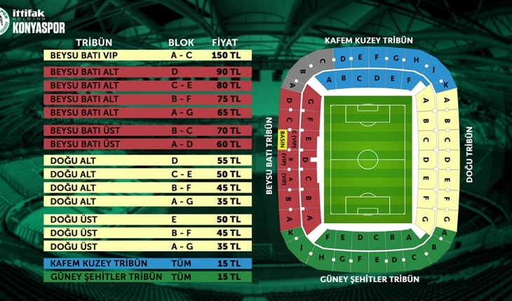 Konyaspor'da yeşil tribün kampanyası devam edecek