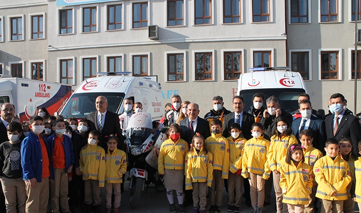 Konya’da ilkokul öğrencilerine acil sağlık hizmetleri tanıtıldı