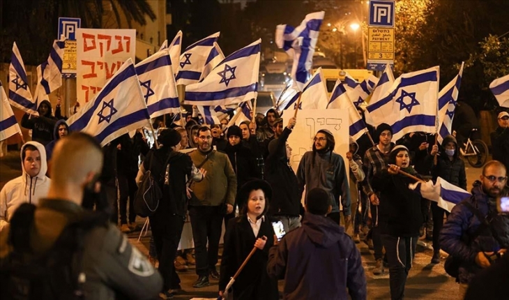  Doğu Kudüs'te yasa dışı Yahudi yerleşimcilerden kışkırtıcı yürüyüş