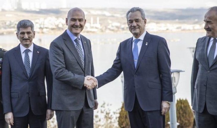 Bakan Soylu, Romanya Cumhurbaşkanı Milli Güvenlik Danışmanı'nı kabul etti