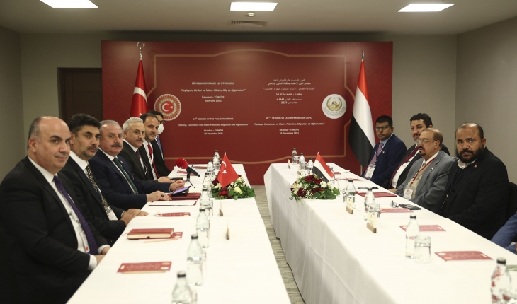 Şentop, Yemen Temsilciler Meclisi Başkanı Al Barkani ile görüştü