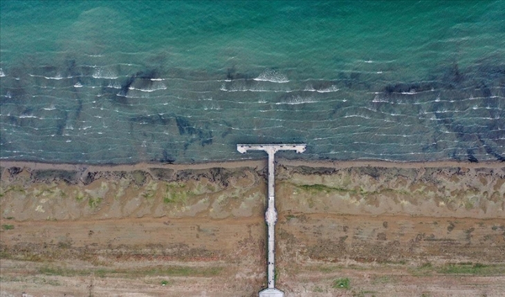 İznik Gölü’nün bazı bölümlerinde su çekilmesi 50 metreyi aştı