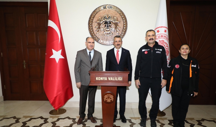 AFAD Başkanı Sezer Vali Özkan'ı ziyaret etti