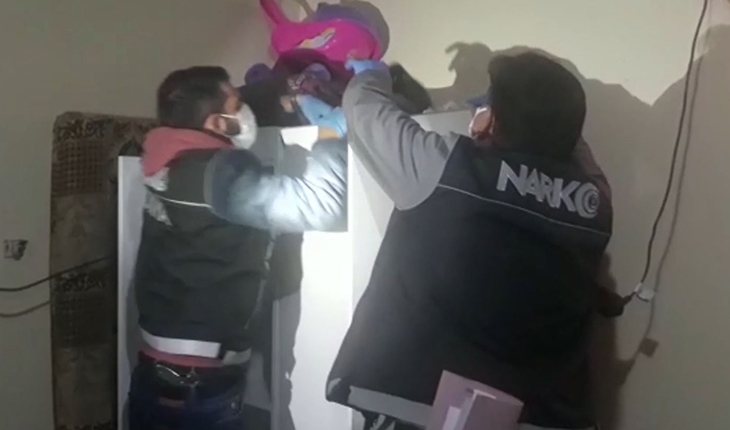 Konya'da 185 polisle uyuşturucu operasyonu: 12 gözaltı