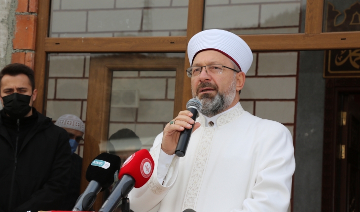 Diyanet İşleri Başkanı Erbaş Artvin'de hutbe irat etti